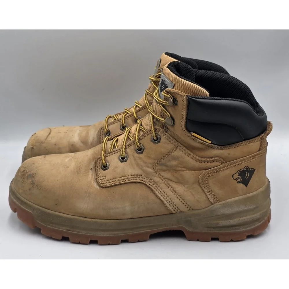 Herman Survivors Grizzly Steel Toe Work Boots Men's 10.5W Brown ASTM F2413-18